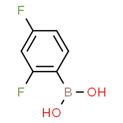 ChemSpider 2D Image | 2,4-Difluorophenylboronic acid | C6H5BF2O2