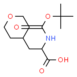 ChemSpider 2D Image | N-{[(2-Methyl-2-propanyl)oxy]carbonyl}-3-(tetrahydro-2H-pyran-4-yl)alanine | C13H23NO5