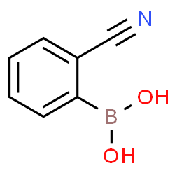 ChemSpider 2D Image | 2-Cyanophenylboronic acid | C7H6BNO2