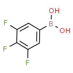 ChemSpider 2D Image | (3,4,5-Trifluorophenyl)boronic acid | C6H4BF3O2