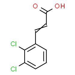 ChemSpider 2D Image | 3-(2,3-Dichlorophenyl)acrylic acid | C9H6Cl2O2
