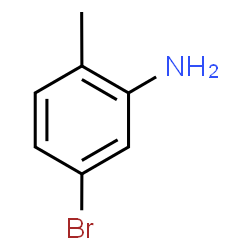 ChemSpider 2D Image | 5-bromo-o-toluidine | C7H8BrN