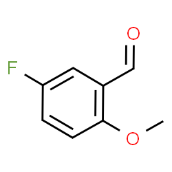 ChemSpider 2D Image | 5-Fluoro-2-methoxybenzaldehyde | C8H7FO2