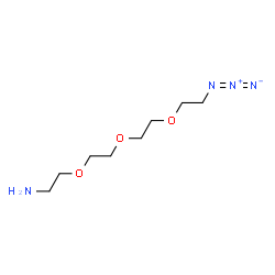 ChemSpider 2D Image | 11-Azido-3,6,9-trioxaundecan-1-amine | C8H19N4O3