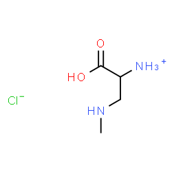 ChemSpider 2D Image | 1-Carboxy-2-(methylamino)ethanaminium chloride | C4H11ClN2O2