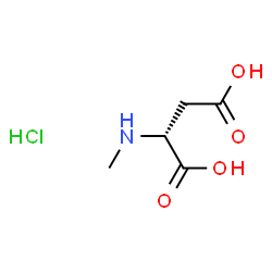ChemSpider 2D Image | N-Methyl-D-aspartic acid hydrochloride | C5H10ClNO4