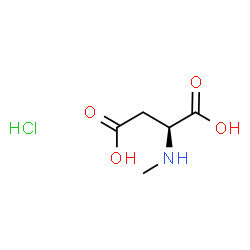 ChemSpider 2D Image | N-Methyl-L-aspartic acid hydrochloride | C5H10ClNO4