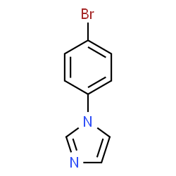 ChemSpider 2D Image | 1-(4-Bromophenyl)imidazole | C9H7BrN2