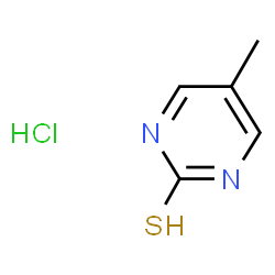 ChemSpider 2D Image | 5-methylpyrimidine-2-thiol HCl | C5H7ClN2S