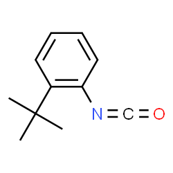ChemSpider 2D Image | 2-TERT-BUTYLPHENYL ISOCYANATE | C11H13NO
