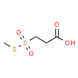 ChemSpider 2D Image | 3-[(Methylsulfanyl)sulfonyl]propanoic acid | C4H8O4S2