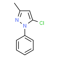 ChemSpider 2D Image | 5-Chloro-3-methyl-1-phenyl-1H-pyrazole | C10H9ClN2