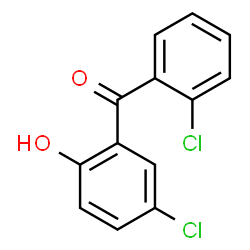 ChemSpider 2D Image | 4-CHLORO-2-(2-CHLOROBENZOYL)PHENOL | C13H8Cl2O2