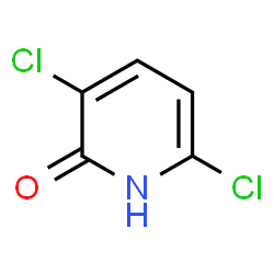 ChemSpider 2D Image | 3,6-Dichloropyridin-2-ol | C5H3Cl2NO