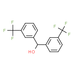 ChemSpider 2D Image | 3,3'-bis-(Trifluoromethyl)benzhydrol | C15H10F6O