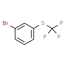 ChemSpider 2D Image | 3-Bromophenyl trifluoromethyl sulfide | C7H4BrF3S