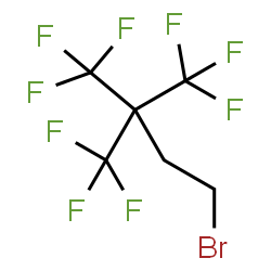 ChemSpider 2D Image | 4-Bromo-1,1,1-trifluoro-2,2-bis(trifluoromethyl)butane | C6H4BrF9