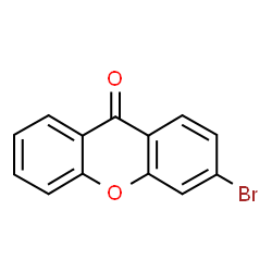 ChemSpider 2D Image | 3-Bromo-9H-xanthen-9-one | C13H7BrO2