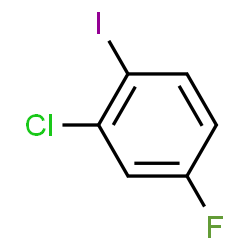 ChemSpider 2D Image | 2-Chloro-4-fluoro-1-iodobenzene | C6H3ClFI