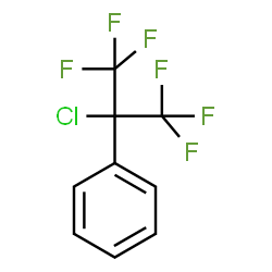 ChemSpider 2D Image | (2-CHLORO)HEXAFLUORO-2-PHENYLPROPANE | C9H5ClF6