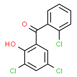 ChemSpider 2D Image | 2-HYDROXY-2,3,5-TRICHLOROBENZOPHENONE | C13H7Cl3O2