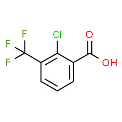 ChemSpider 2D Image | 2-Chloro-3-(trifluoromethyl)benzoic acid | C8H4ClF3O2