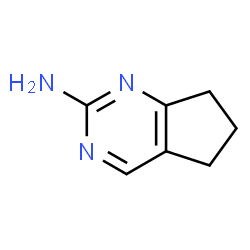 ChemSpider 2D Image | 6,7-Dihydro-5H-cyclopenta[d]pyrimidin-2-amine | C7H9N3
