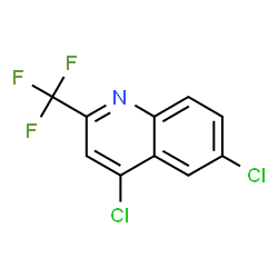 ChemSpider 2D Image | 4,6-Dichloro-2-(trifluoromethyl)quinoline | C10H4Cl2F3N