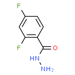 ChemSpider 2D Image | 2,4-Difluorobenzohydrazide | C7H6F2N2O