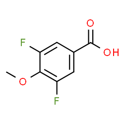 ChemSpider 2D Image | 3,5-Difluoro-4-methoxybenzoic acid | C8H6F2O3