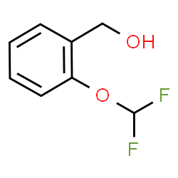 ChemSpider 2D Image | 2-(Difluoromethoxy)benzyl alcohol | C8H8F2O2