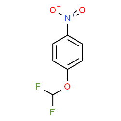 ChemSpider 2D Image | 4-(Difluoromethoxy)nitrobenzene | C7H5F2NO3
