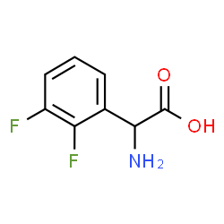 ChemSpider 2D Image | Amino(2,3-difluorophenyl)acetic acid | C8H7F2NO2