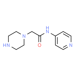 ChemSpider 2D Image | 2-(1-Piperazinyl)-N-(4-pyridinyl)acetamide | C11H16N4O