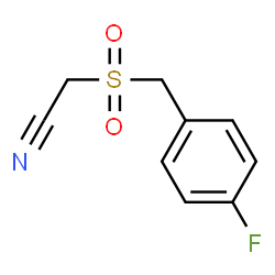 ChemSpider 2D Image | [(4-Fluorobenzyl)sulfonyl]acetonitrile | C9H8FNO2S