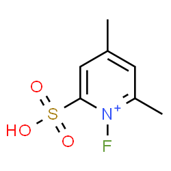 ChemSpider 2D Image | 1-Fluoro-2,4-dimethyl-6-sulfopyridinium | C7H9FNO3S