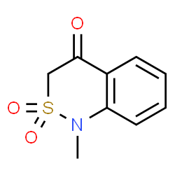 ChemSpider 2D Image | 2,2-DIOXO-1-METHYL-2,1-BENZOTHIAZIN-4(3H)-ONE | C9H9NO3S