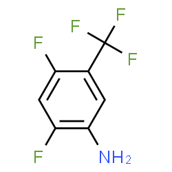 ChemSpider 2D Image | 2,4-Difluoro-5-(trifluoromethyl)aniline | C7H4F5N