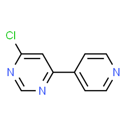 ChemSpider 2D Image | 4-chloro-6-pyridin-4-ylpyrimidine | C9H6ClN3