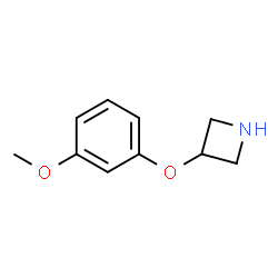 ChemSpider 2D Image | 3-(3-Methoxyphenoxy)azetidine | C10H13NO2