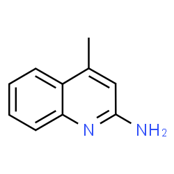 ChemSpider 2D Image | 4-methylchinolin-2-amin | C10H10N2