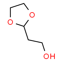 ChemSpider 2D Image | 2-(1,3-Dioxolan-2-yl)ethanol | C5H10O3
