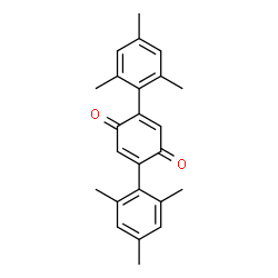 ChemSpider 2D Image | 2,5-Dimesityl-1,4-benzoquinone | C24H24O2