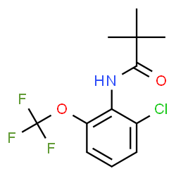 ChemSpider 2D Image | N-[2-Chloro-6-(trifluoromethoxy)phenyl]-2,2-dimethylpropanamide | C12H13ClF3NO2
