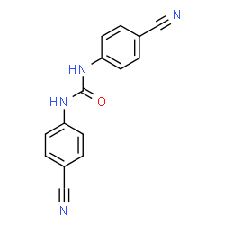 ChemSpider 2D Image | 1,3-Bis(4-cyanophenyl)urea | C15H10N4O