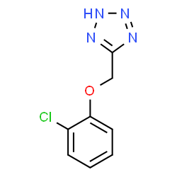 ChemSpider 2D Image | 5-[(2-Chlorophenoxy)methyl]-2H-tetrazole | C8H7ClN4O