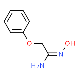 ChemSpider 2D Image | N-Hydroxy-2-phenoxyethanimidamide | C8H10N2O2