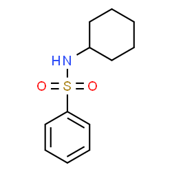 ChemSpider 2D Image | N-Cyclohexylbenzenesulfonamide | C12H17NO2S
