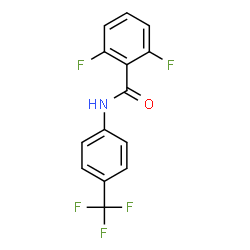 ChemSpider 2D Image | 2,6-Difluoro-N-[4-(trifluoromethyl)phenyl]benzamide | C14H8F5NO