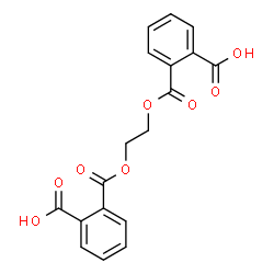 ChemSpider 2D Image | 1,2-Benzenedicarboxylic acid, 1,2-ethanediyl ester | C18H14O8
